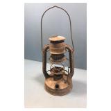 Rusty lantern missing glass Rusty lantern missing glass