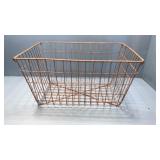 Rusty metal basket Rusty metal basket