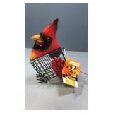 Cardinal suet feeder Cardinal suet feeder