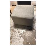Overstuff footstool Overstuff footstool
