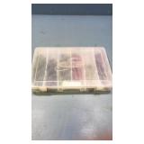 Box with fishing worms Box with fishing worms