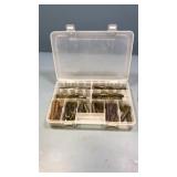 Box with fishing worms Box with fishing worms