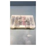 Box with fishing worms Box with fishing worms
