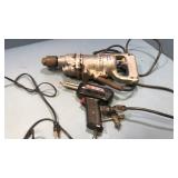 Drill and soldier gun Drill and soldier gun