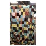 Knotted quilt. Knotted quilt.