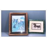 2 horse wall hangers 2 horse wall hangers