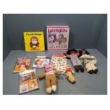 Flat with curious George book, unicorn mini rug,