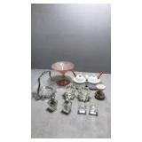 Salt n peppers,candle holders more