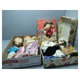 Lot of assorted dolls