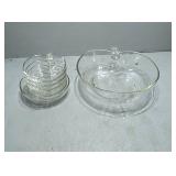 Hlass apple shaped dishes