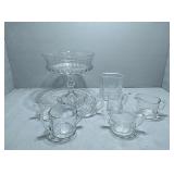 Flst of assorted glassware