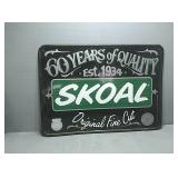 Skoal metal sign