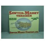 Sawyer Massey thresher sign