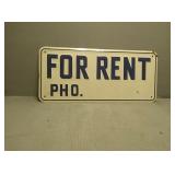 For rent PHO sign