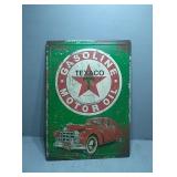 Texaco gasoline, motor oil sign