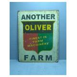 Another Oliver metal sign