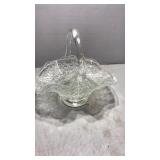 Clear basket glass