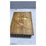 Wood cigar box