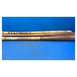 3 bats Spaulding. Wilson bats