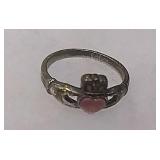 Sterling silver heart ring