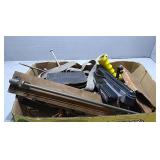 Flat of assorted tools and more