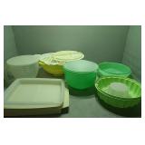 Lot of kitchen bowls, measuring container and