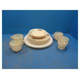 Set of plates and cups
