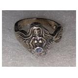 Sterling silver Mermaid ring size 7