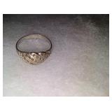 Sterling silver ring size 10
