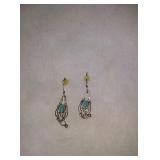 Sterling silver turquoise earrings