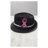 Pink ribbon hat