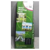 Metal wedding arch
