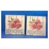 2 wall hangings woid