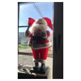 Animated Santa w bell