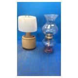 Kerosene lamp and plastic lamp