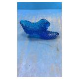 Blue Fenton slipper