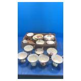 China dishes. Cups and saucers