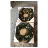 2 wreaths