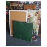 Cork board - Poster print - Kids card table