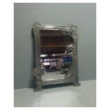 Art Nuoveau style mirror : 7" x 9"