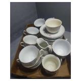 Flat of Teacups & Saucers