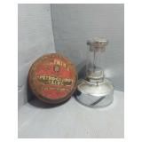 Old Watkins Tin & Jac thermometer barometer