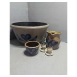 Salt Glaze Pottery : Bowl 11"