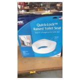 Raised toliet seat new