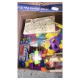 Box of toys games more