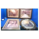 4 wall hangings. Screnry