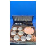 Japan dish set utensils set in box