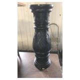 Ceramic plant stand. Chips