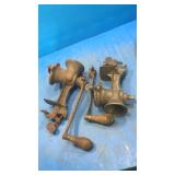 Old food grinders