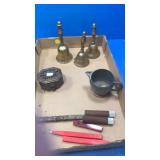 Brass bells. Plates. More